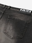 Slim Denim Jeans | Dark Grey - Destroyed