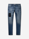 Slim Denim Jeans | Light Blue - Damaged