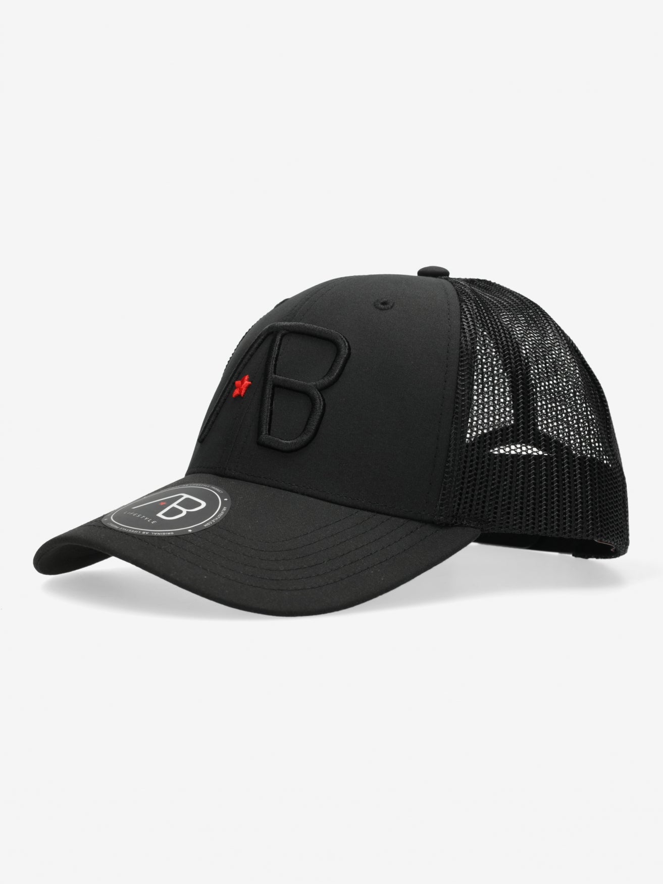 Retro Trucker Cap | Jet Black