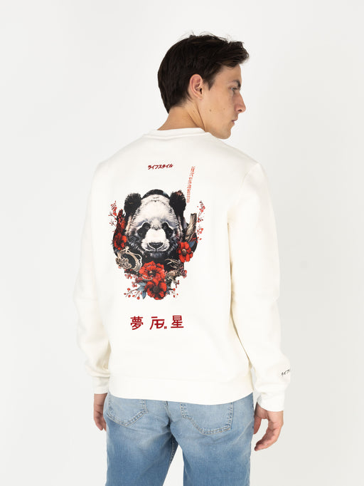 Ink  Crewneck (Panda) | White Swan