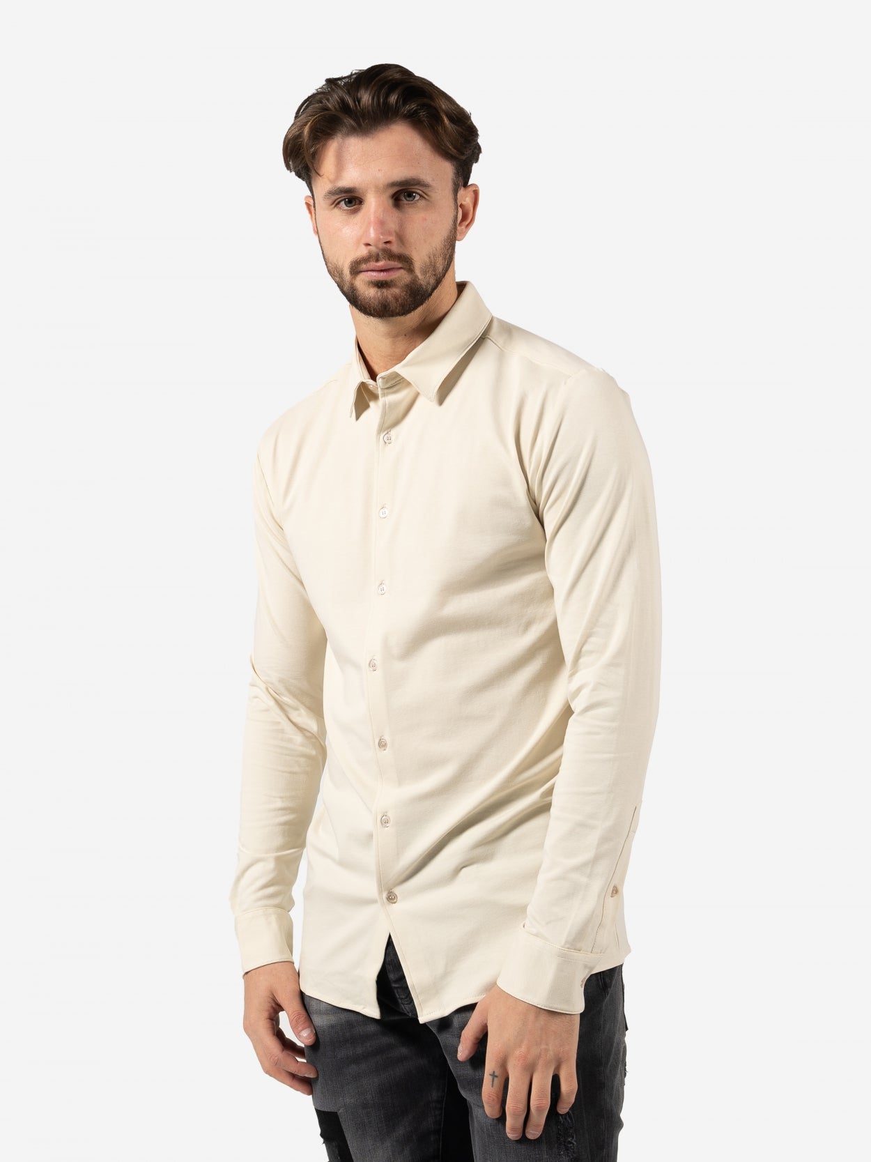 Slim-Fit Shirt | Whitecap Gray