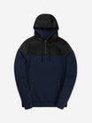 Hooded Track Sweater | Navy