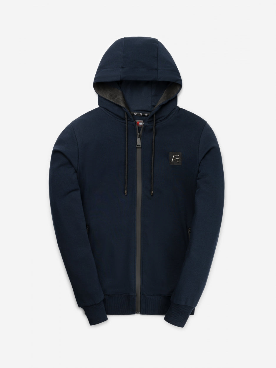 Hooded Track Jacket | Navy - AB Lifestyle