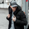 Hooded Down Jacket | Black - AB Lifestyle