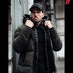 Hooded Down Jacket | Army Green