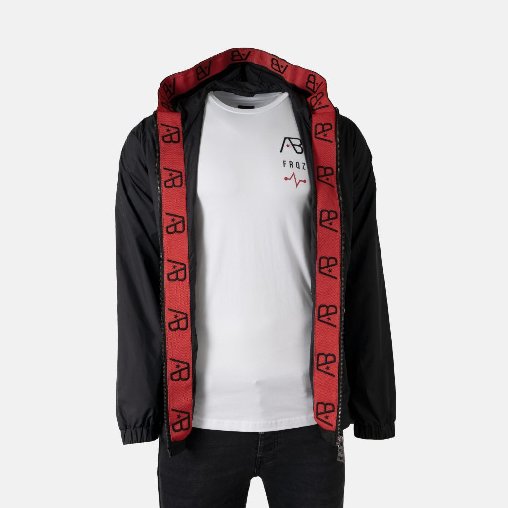 AB x Frequencerz Limited Summer Jacket  | Black and Red