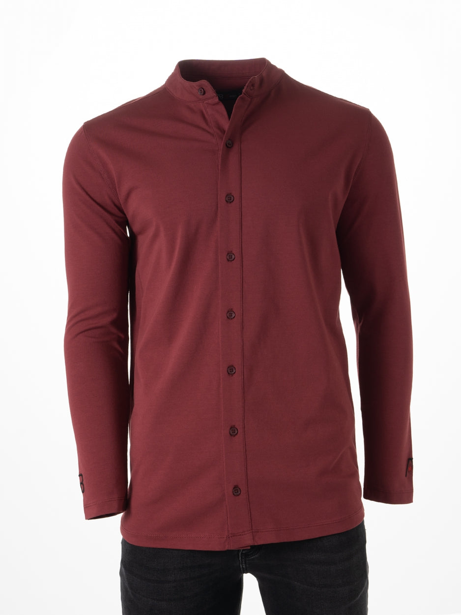 Button Up | Maroon