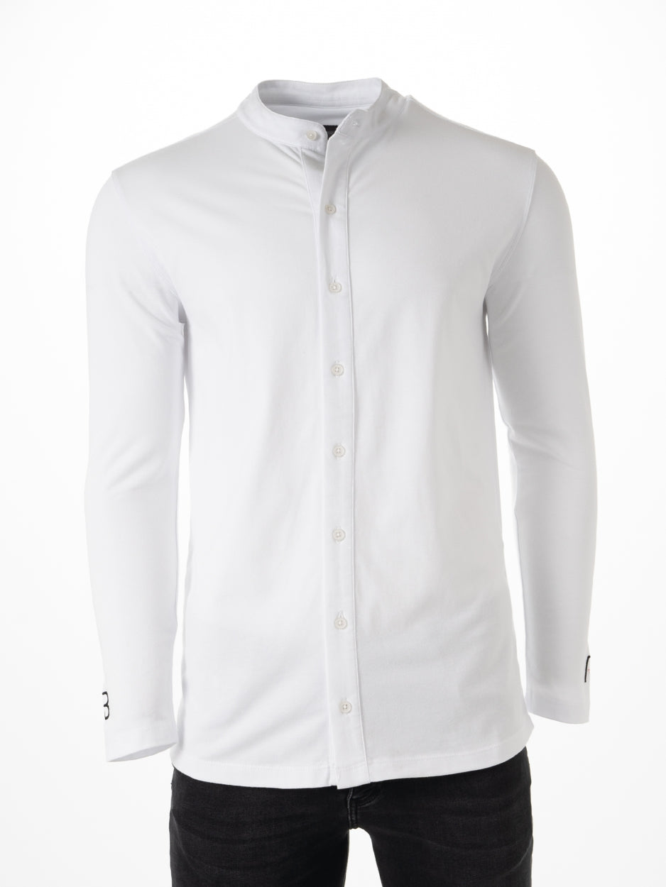 Button Up | White